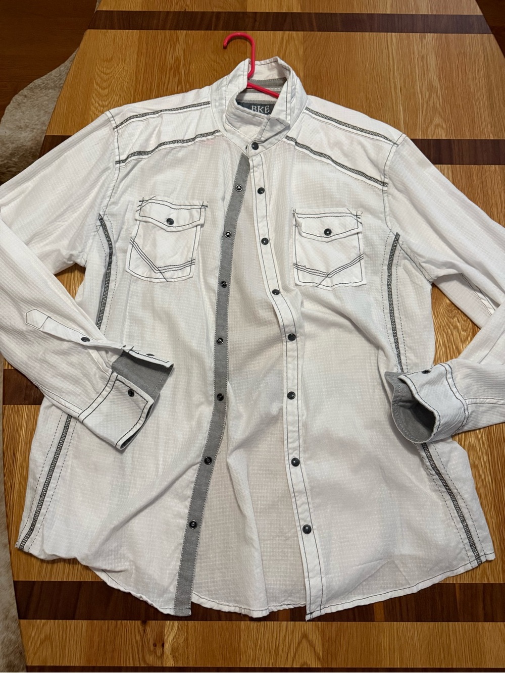 Buckle button down shirt